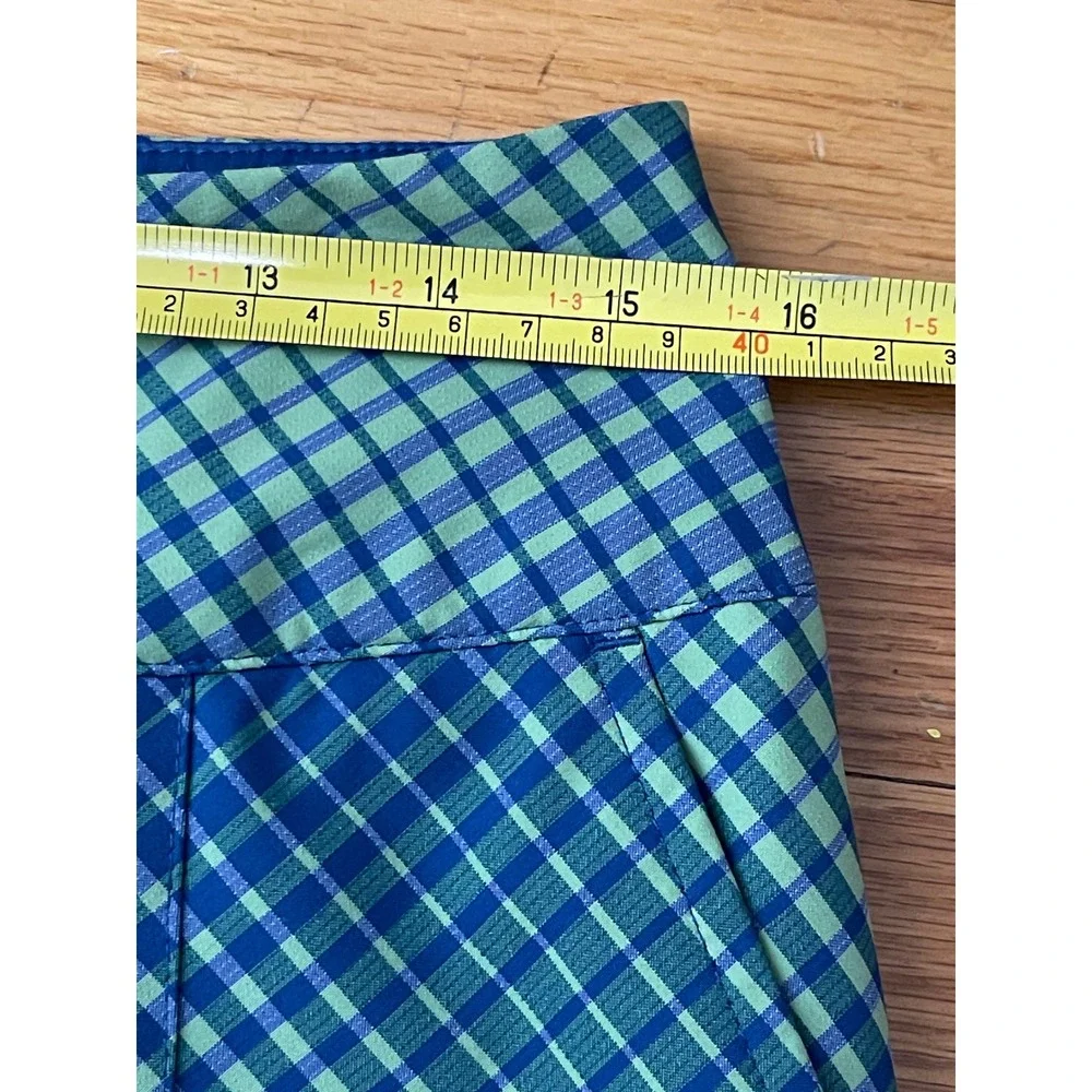 NIKE Golf Dri-FIT Skort Size 6 Green Blue Athletic Skirt Active‎ Performance